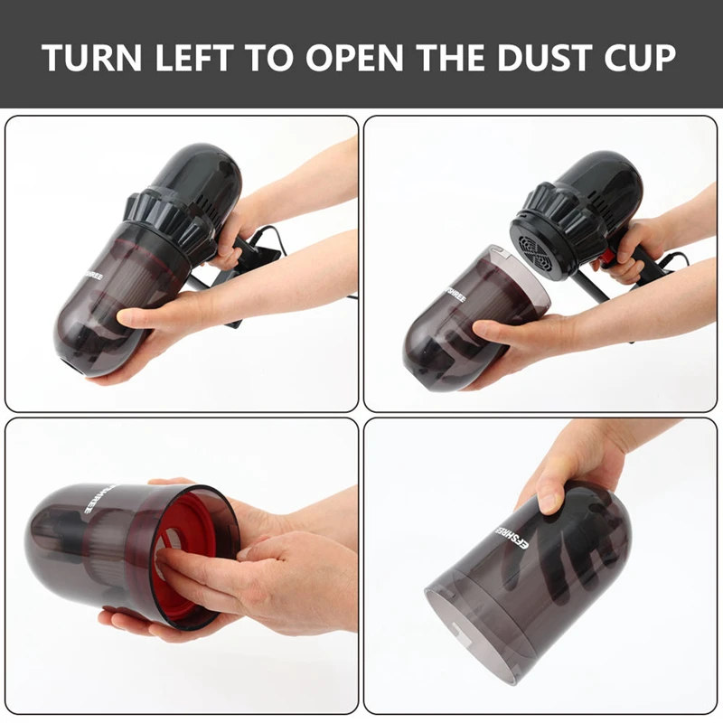 New Design Electric Brush Motor Dry Vacuum Cleaner Handheld Vacuum Dryer Hepa Use Cleaning Appliances Household Wired Home Use