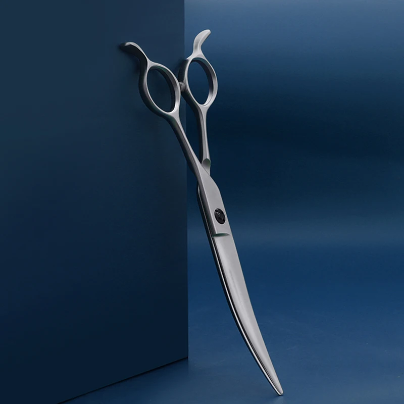 2023 high quality pet grooming curved scissors for ear curved grooming scissor for pets