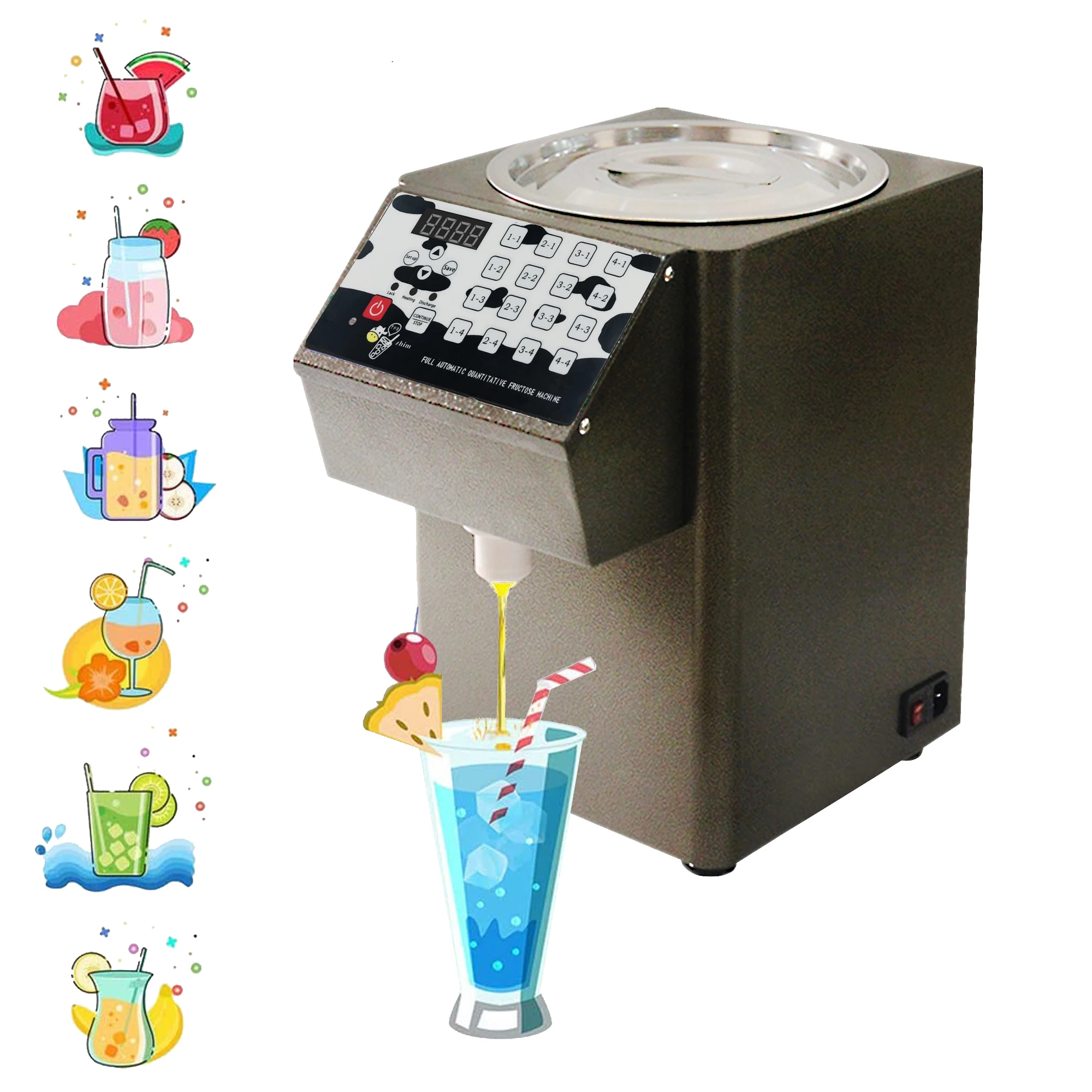 Bubble Fructose Aid Tea Equipment Sugar syrup Dispenser Fructose Quantitative Machine fructose dispenser machine