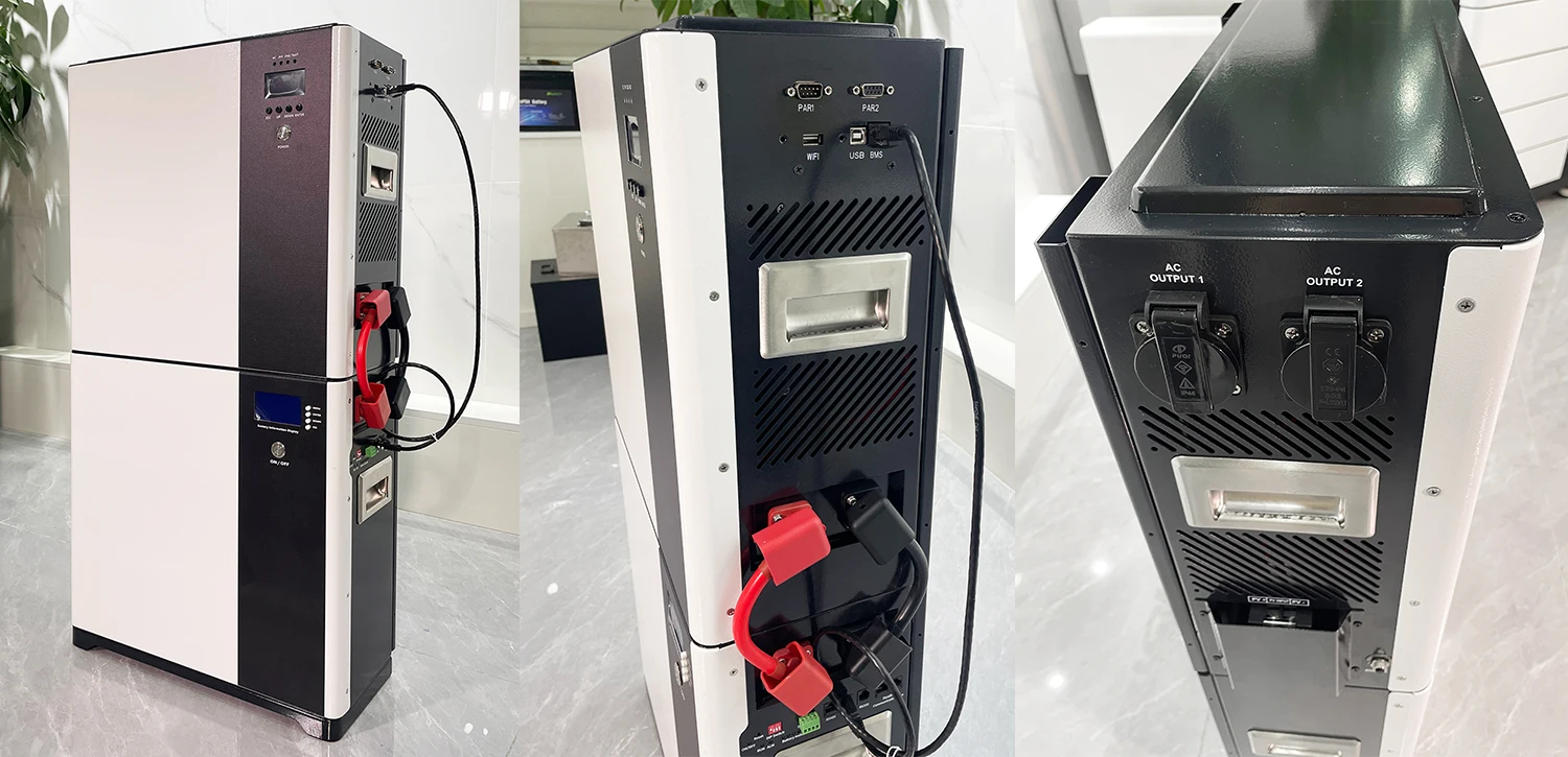 All In One Off-grid Solar PV Energy Storage Systems 5kw Lifepo4 Battery Power Storage Systems Built-in With Inverter For Home