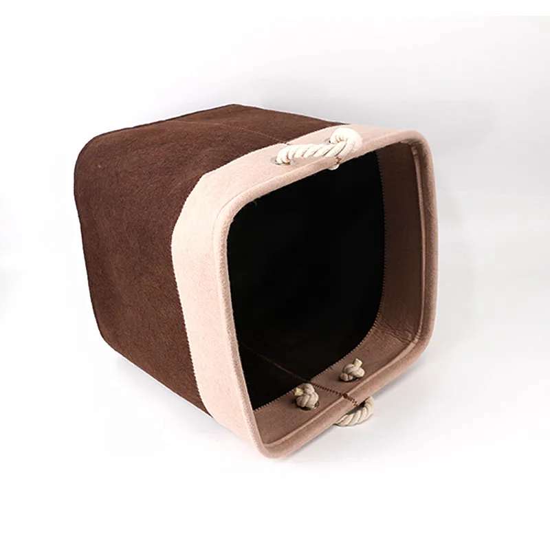 Felt large storage basket toy sundry storage basket