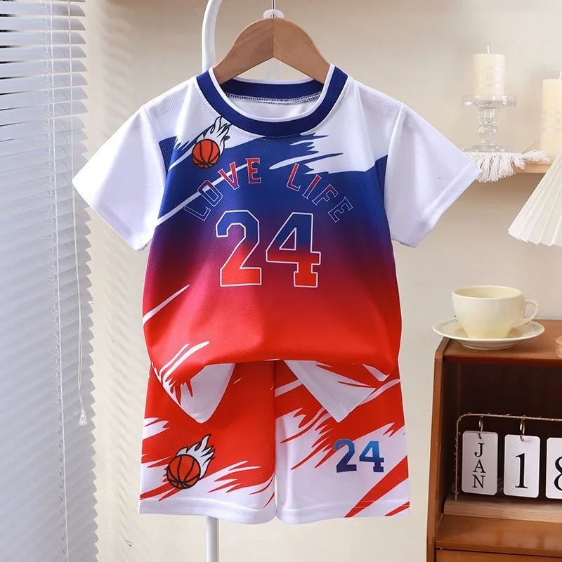 High Quality Unisex Kids Wear Chinese Style Ball Suit for Children Casual Polyester Cotton for Spring Summer Seasons Wholesale