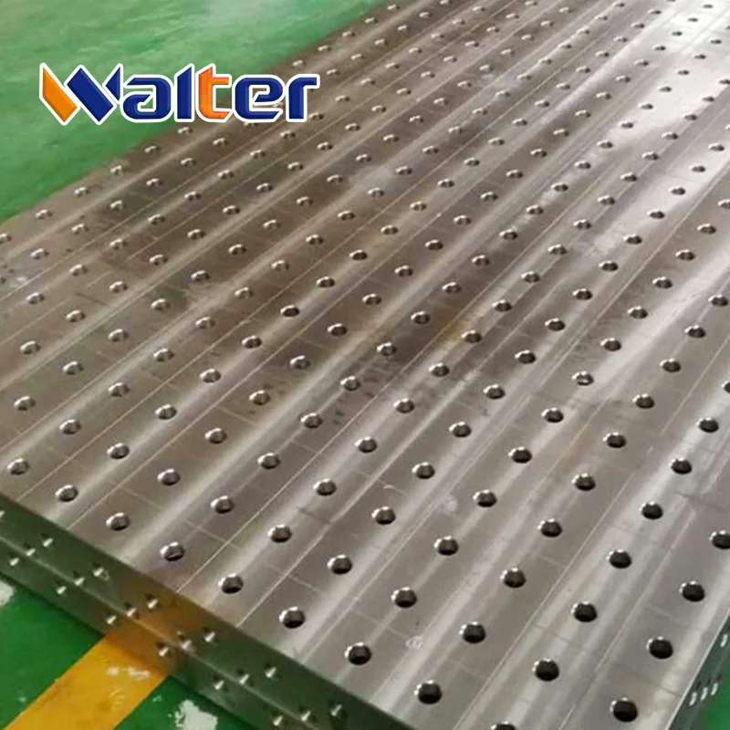 3D welding table Nitrided plasma cast iron Steel bench Equipment coating Customized OEM CE ISO 3D 2D welding table