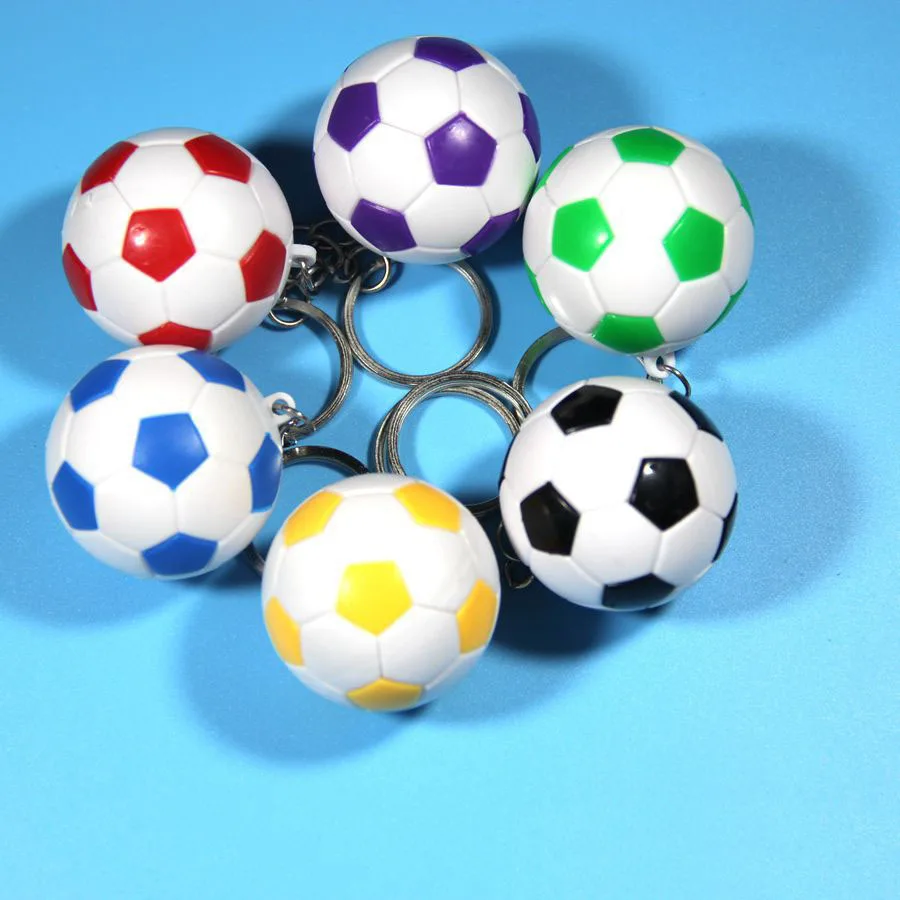 Qatar world cup 2022 custom logo promotional keychains 3.8cm mini small football key chain for key accessories