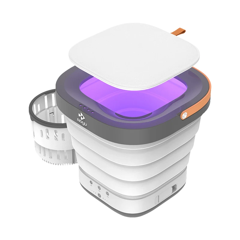 Прямая продажа с фабрики оптовая складная Мини-стиральная машина портативная вращающейся