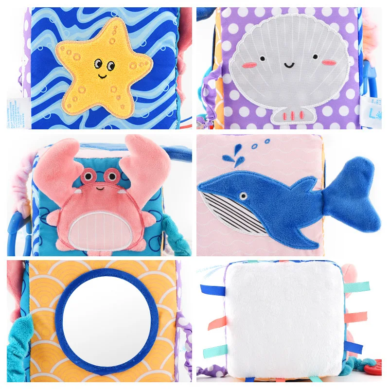 educational toy Baby Plush Rattle Building Block Sets Hanging Toy Educational toys for kids