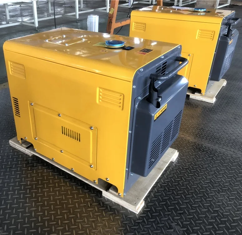  Резервный 192F двигатель 8kva бесшумный портативный дизельный