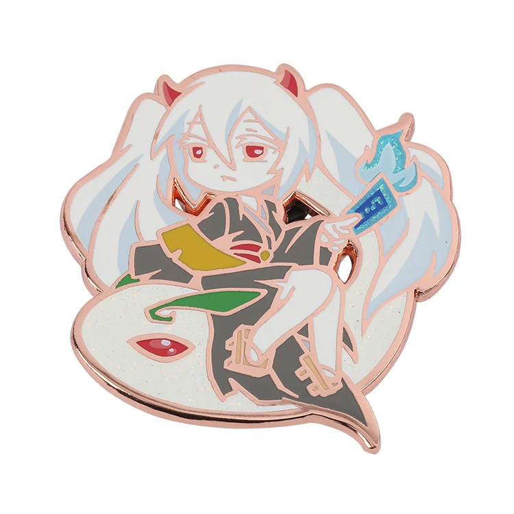 Manufacture Assorted Brooch Lapel Pin Badge Custom Hard&Soft Spin Pin DIY Cute Anime Lapel Hat Pin Metal Nurse&Name badge