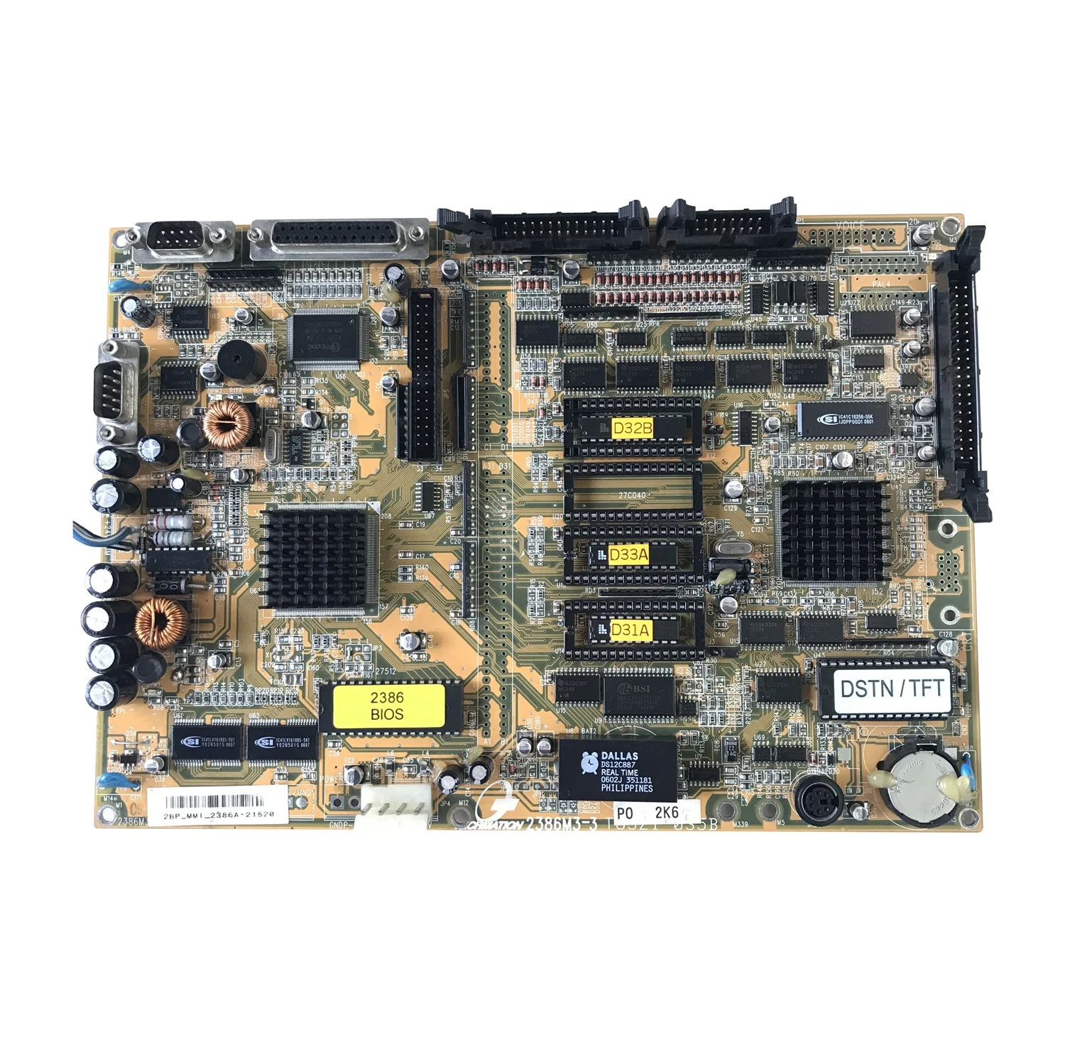 Techmation 2BP-MMI-2386A MMI2386  MMI display card Memory board mother board for injection molding machine