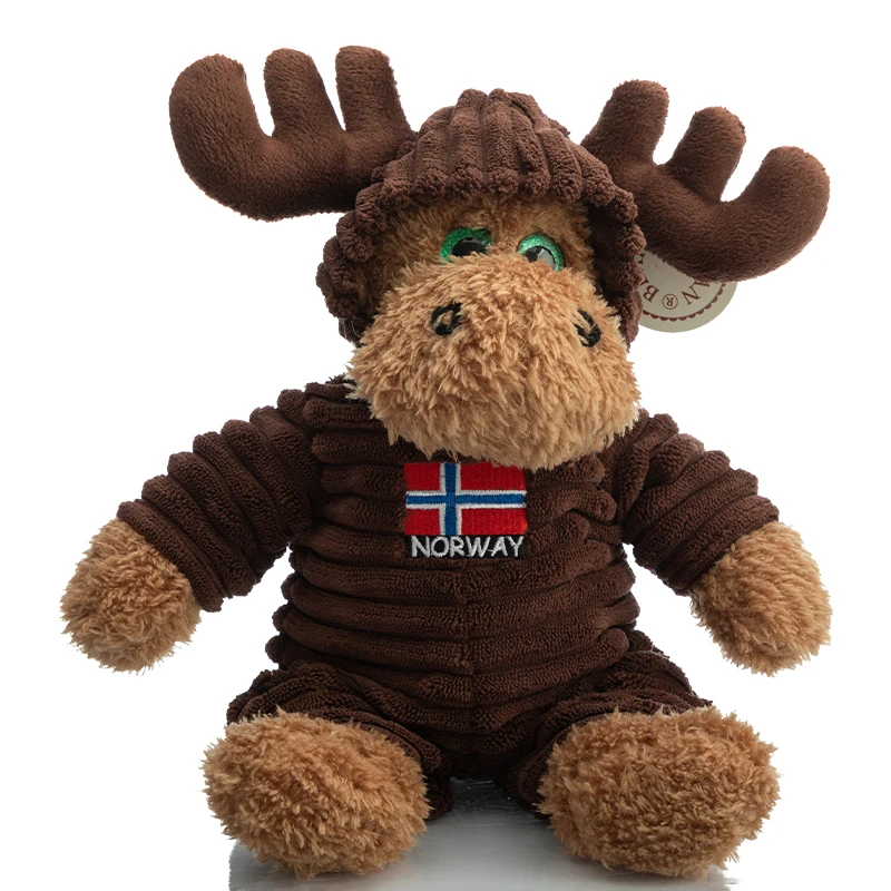 
New Arrival New Year Gifts Toy Moose Stuffed Soft Reindeer Christmas Plush Toy 