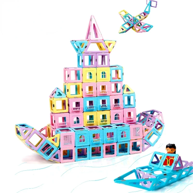 hot sale 33pcs different pieces 3D magic block puzzle magnetic toys for kids
