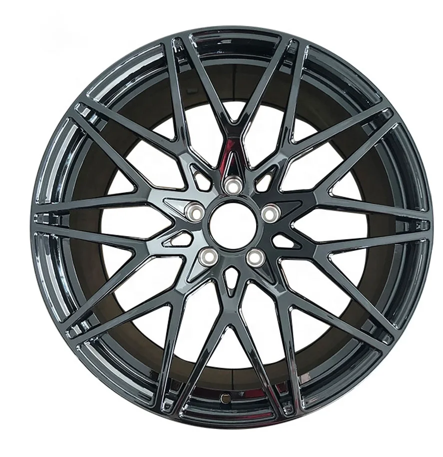 passenger car wheels 18 19 inch gloss black Alloy wheels rim