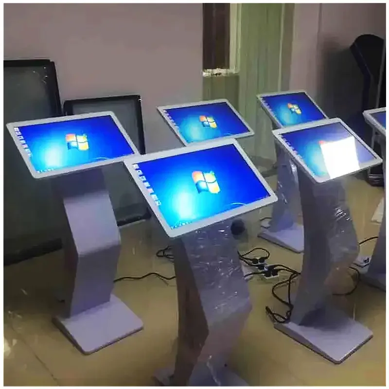 Lcd Screen Interactive Self Service Touch Kiosk Touch All In One Pc Kiosk Android  Multi Touch Screen Kiosk