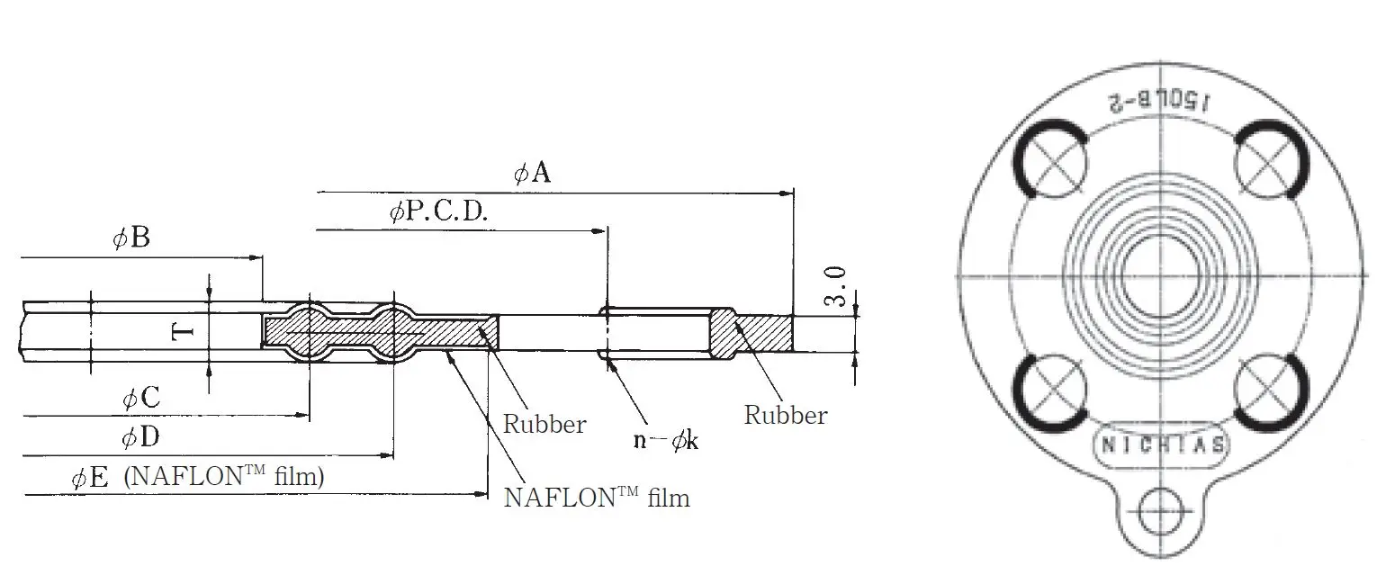 High sealing performance the pvc pipe food grade rubber gasket