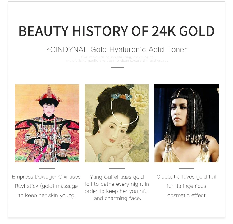 99.9% Pure 24k Gold Face Whitening Anti Aging Moisturize Skin Care Serum 24k gold & collagen vitamin c gold face  face serum