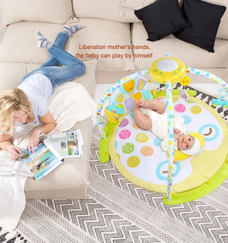 newborn non-toxic soft crawling play activity baby gym toys folding