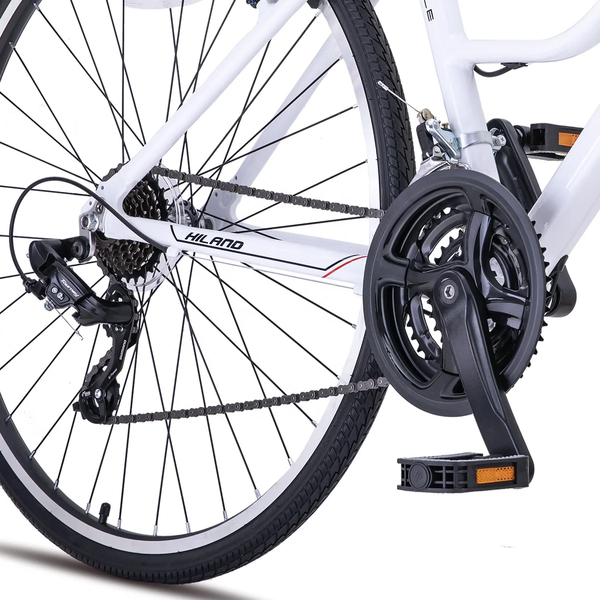 JOYKIE China Manufacturer 700C 21 Speed Aluminium Women Street Bicycle Ladies Cruiser City Bike