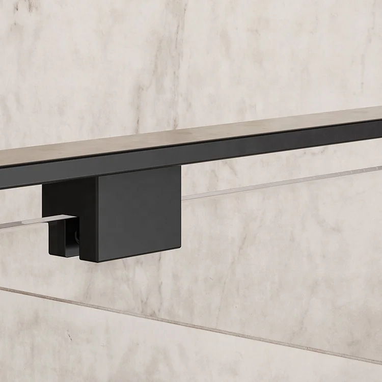 Hotel Aluminium Black Tempered Frame Glass Enclosure Shower Rooms Cabin