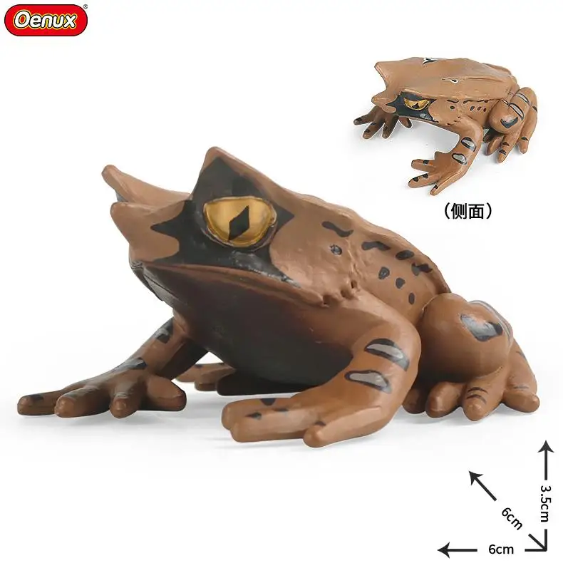 yxs children cognitive simulation animal model triangle dry leaf tree  toad Darwin toy