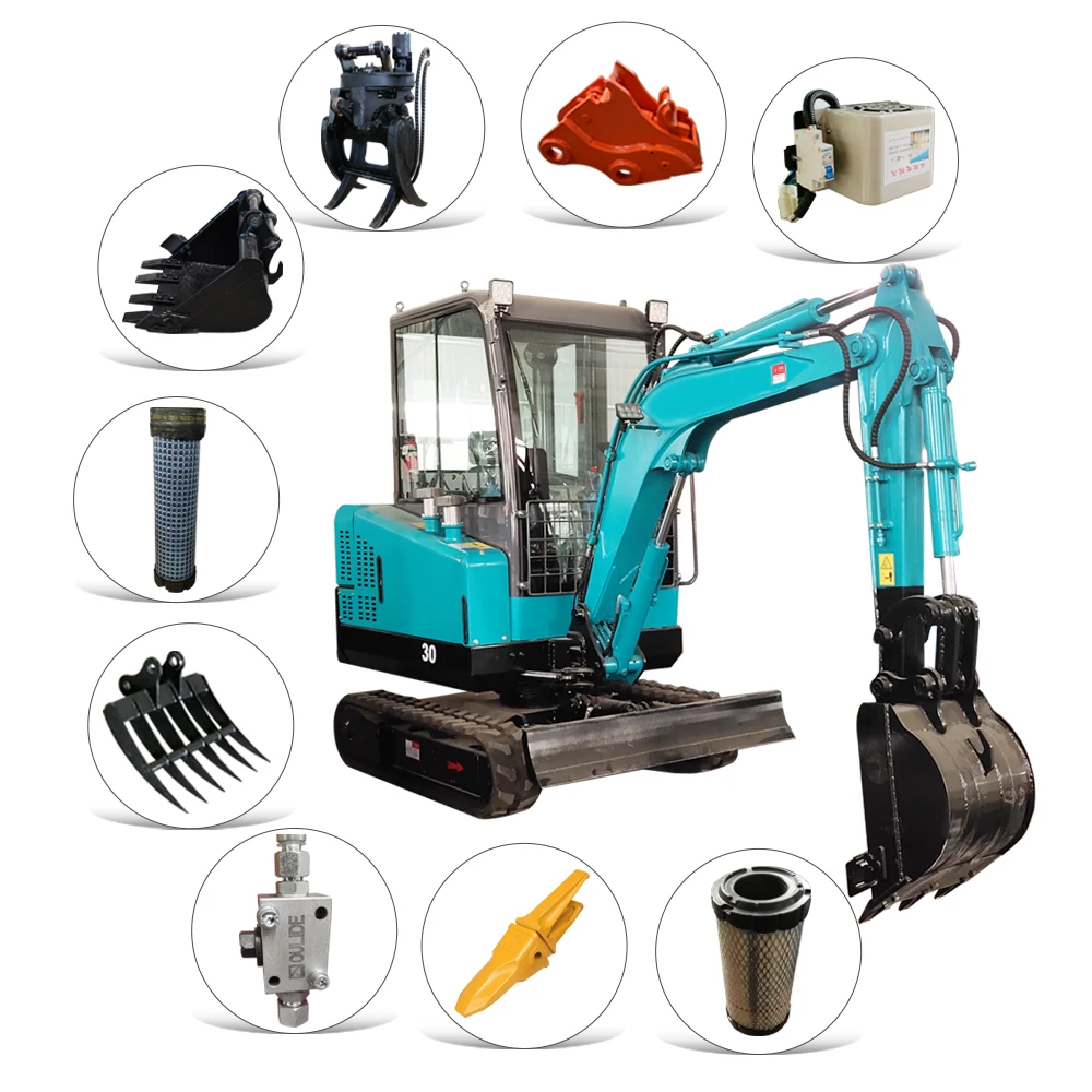 New Crawler Small Hydraulic Micro Mini Excavator Digger Machine Attachment For Sale