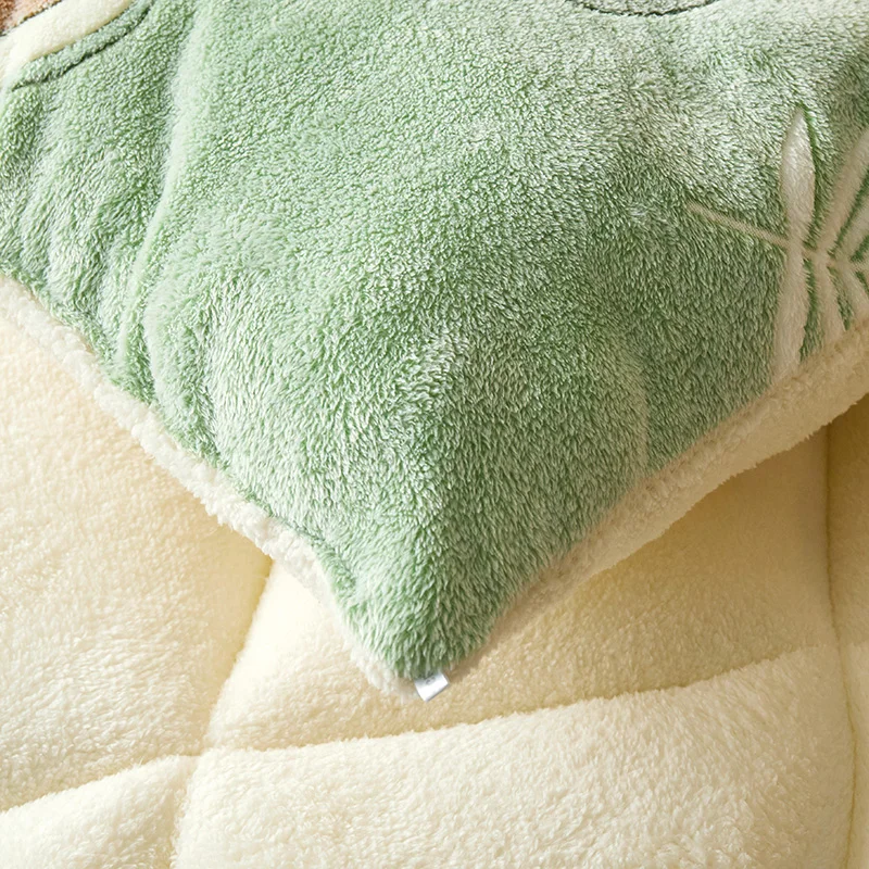 Ultra-soft Custom Sherpa Fur Flannel Fleece Fluffy Winter Quilt Queen Bedding Sherpa Designer Luxury Comforter