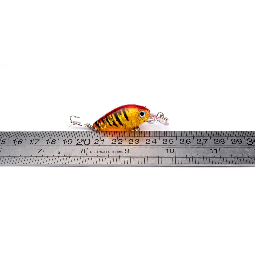 KEWOTE 4.5cm 4g 10 pcs/bag low price wholesale hard plastic fishing lures crank bait trout fishing