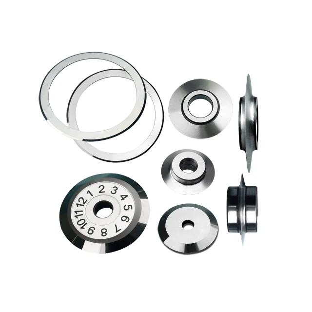 Режущее лезвие круговой нож резак для стальной трубы диск резки пластиковой пленки ткани