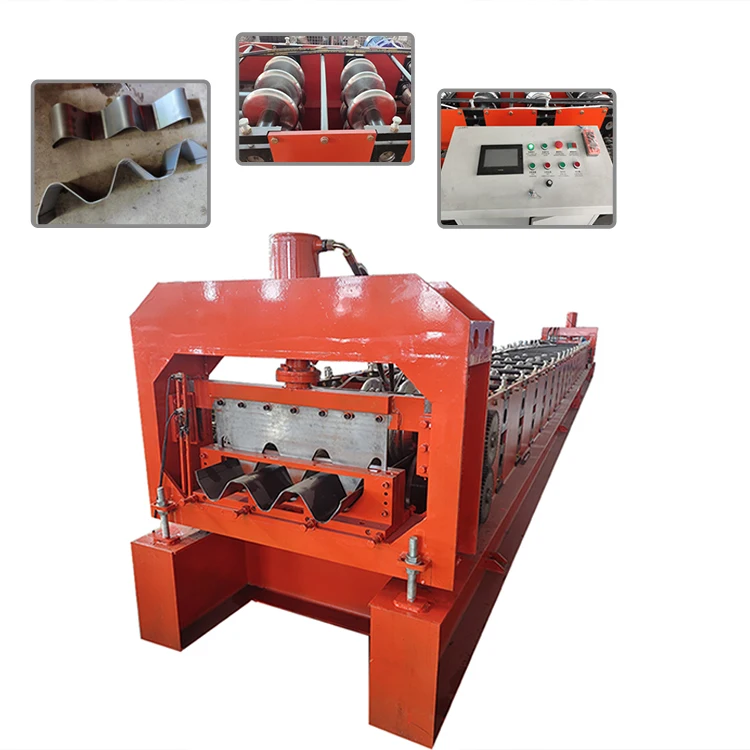 RANDRO 1.5mm-3mm thickness galvanized w beam highway road safety barrier guardrail roller forming machine