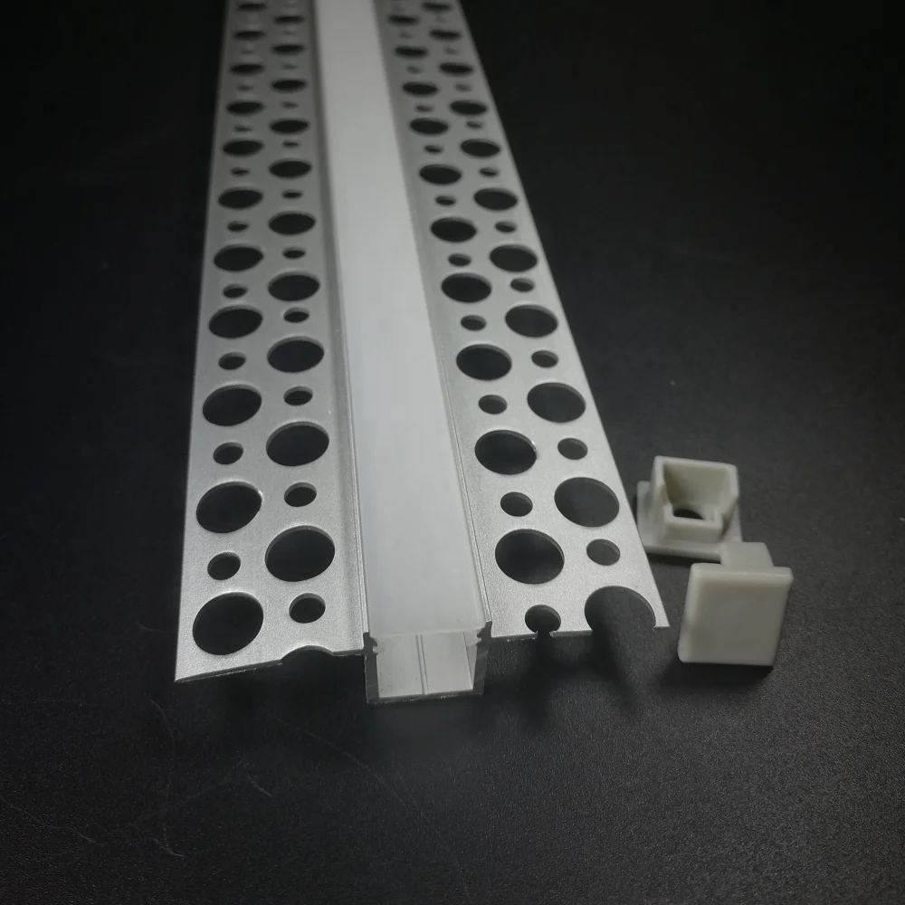 SDW062 Trimless Led Aluminium Profiles flush mounted Linear Light Aluminium Extrusion Channel For Plaster Ceilings