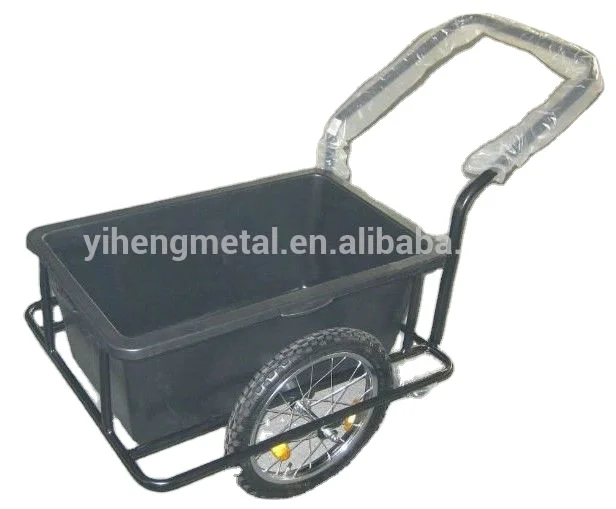 BiKe Trailer/Kids Wagon/Kids Bike Trailer For Carrying Goods with Plastic Tray 150Kg Capacity TC2025
