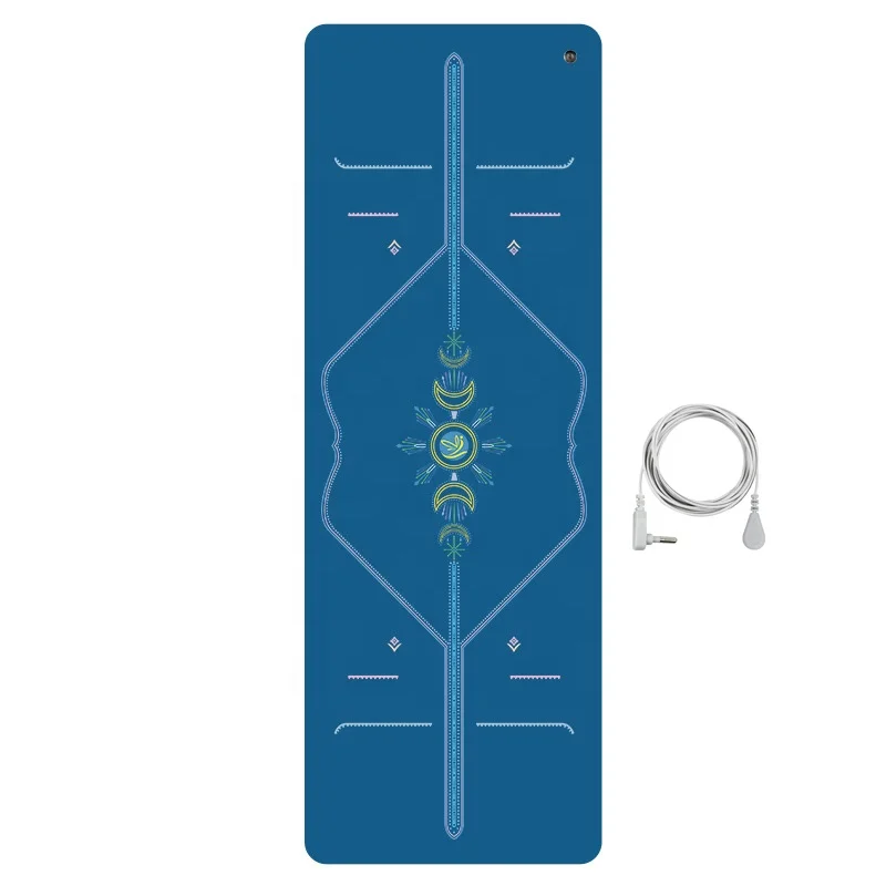Customized full color printing ESD mat earthing grounding yoga mat