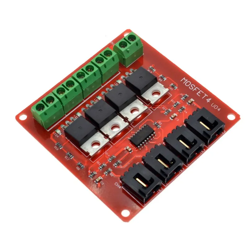 Четыре канала 4 маршрут MOSFET Кнопка IRF540 V4.0 + модуль коммутатора