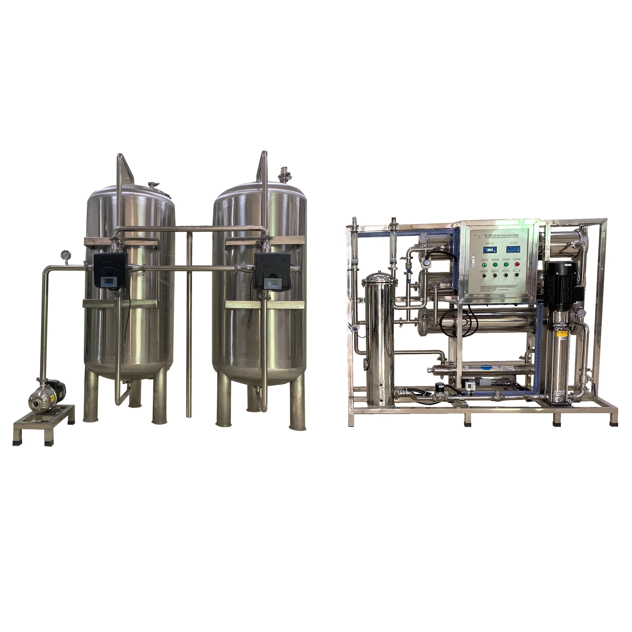 Высококачественная фабрика 3000 л/ч, Ультра чистая вода, обратный осмос, система для косметики/индустрии кожи