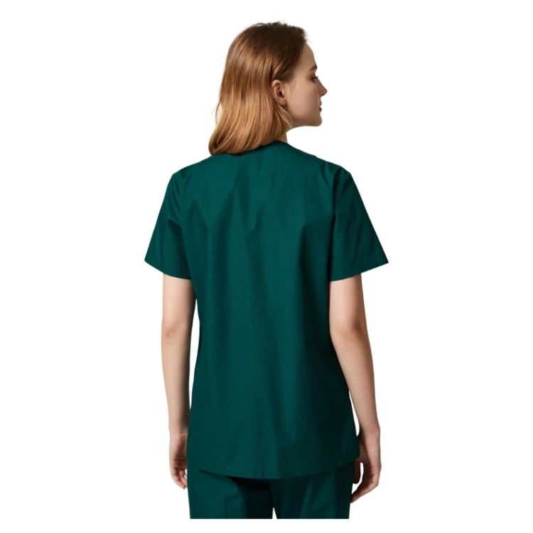 healthcare anti wrinkle long sleeve graphite medical plus size stainless zipper jacket aesthetic nursing scrubs uniforms sets