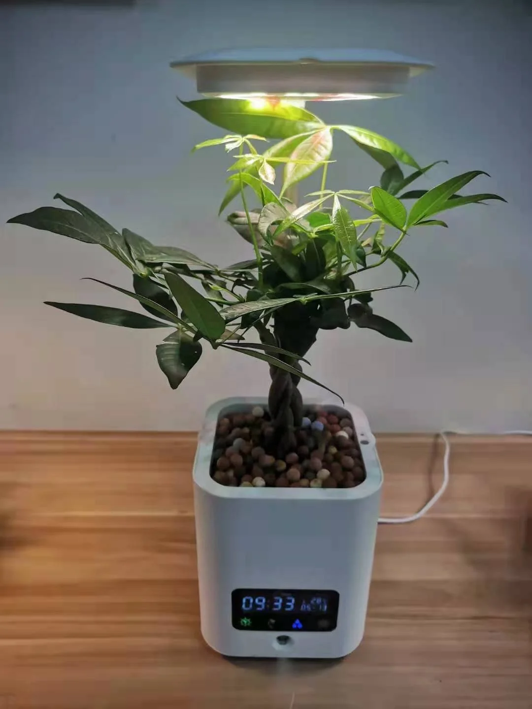 indoor herb garden with light humidifier music model Calendar Clock intelligent flower smart flower pot