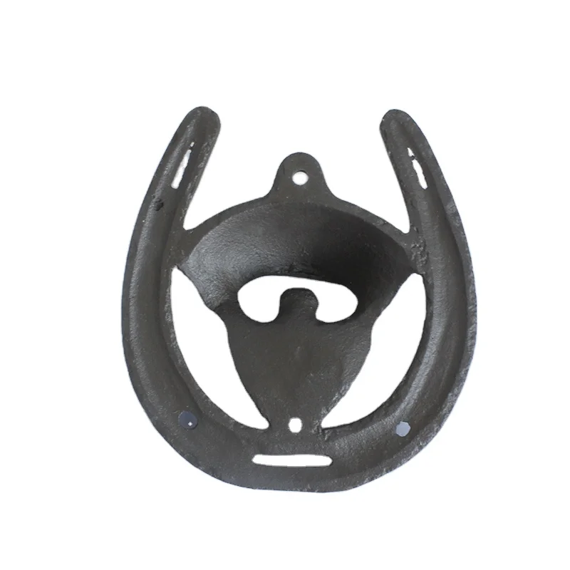 Antique handmade horseshoe shape kitchen decorative metallic beer bottle opener