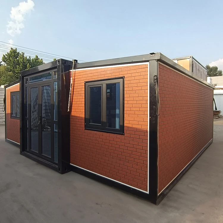 Prefab Steel Ice Cream Shop Casas Prefabricadas Madera 60m Tiny House Sale Office 20 Foot Shipping Container With Garage