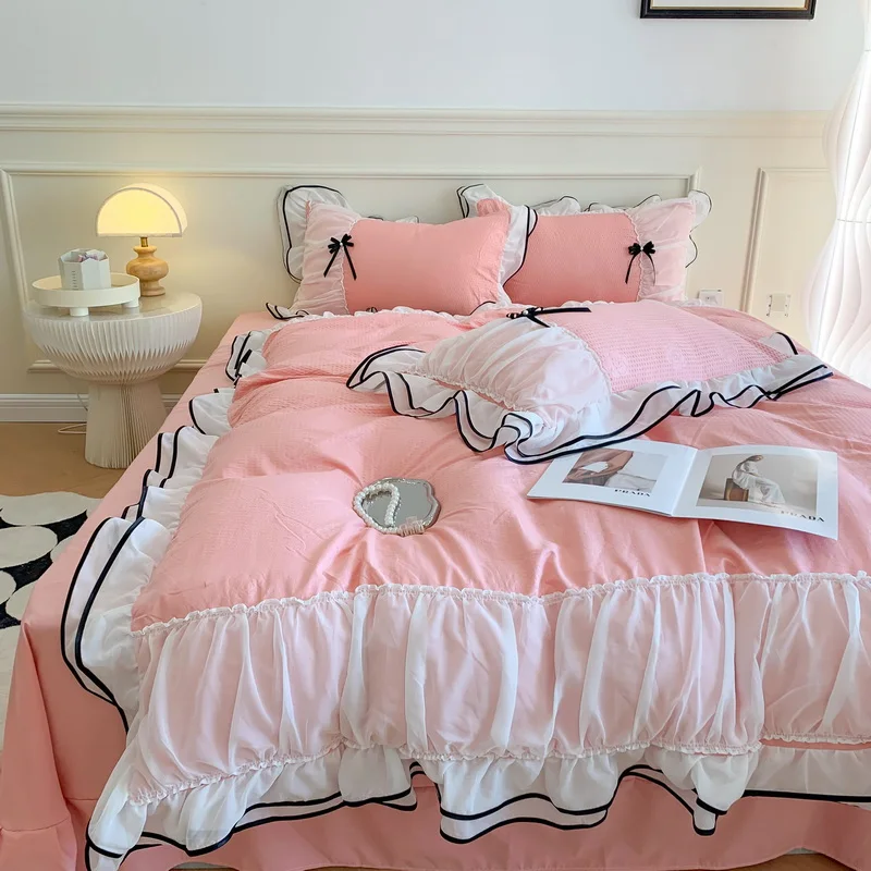 King Size Designer Bedding Sets Bedsheets  Comforter Sets Bedding Luxury For Home and Bedroom Bedsheets Wholesale B