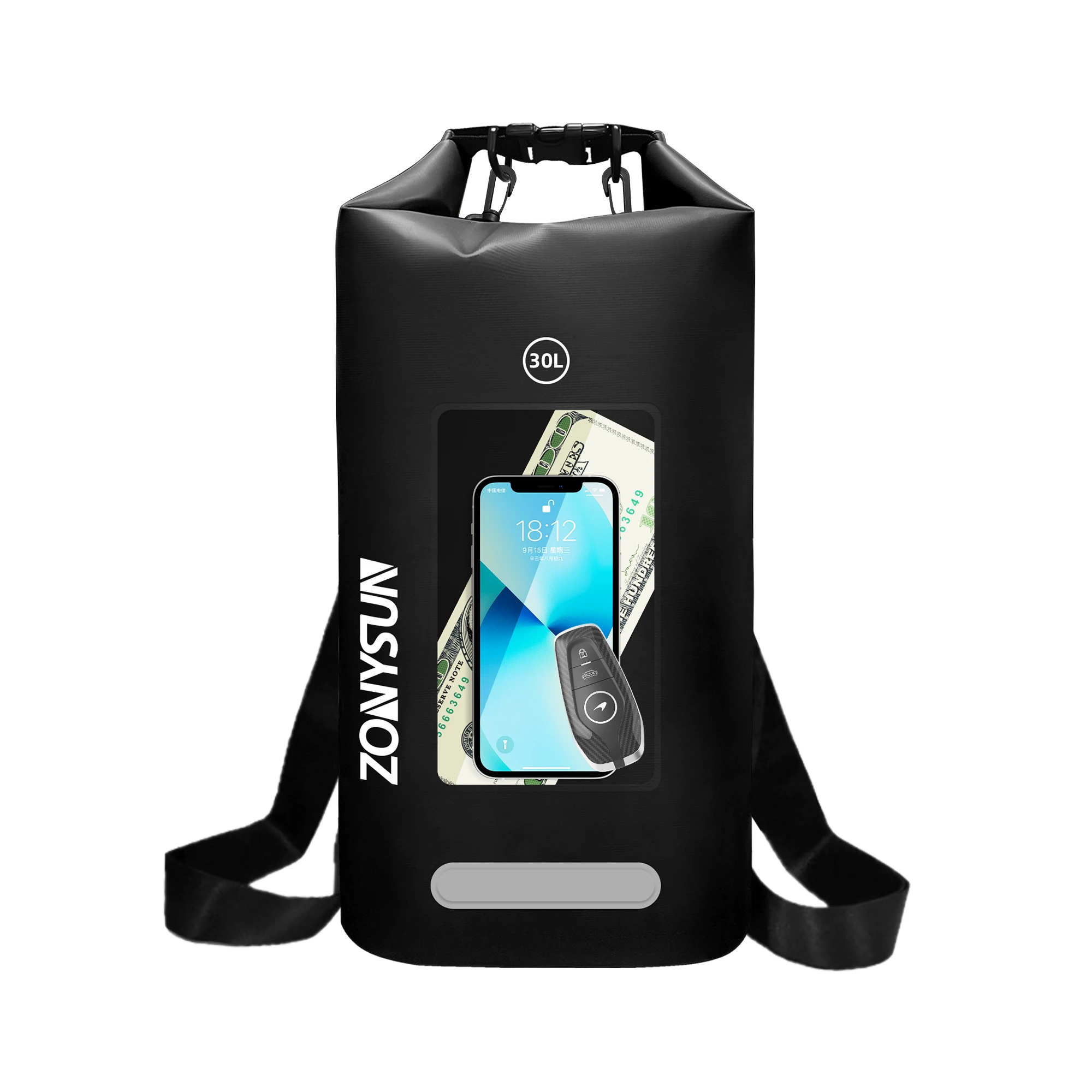 Environment Friendly PVC Material Waterproof Dry Bag Lightweight Waterproof Backpack For Beach Drifting