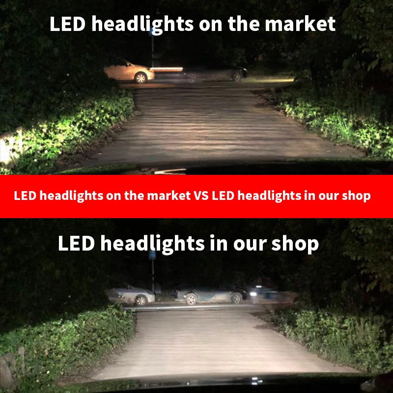 M20 Automobile LED Headlamp  Dropshipping Car Waterproof led light car headlight bulbs h4 h11 9005 h7 9006 9005 6000K