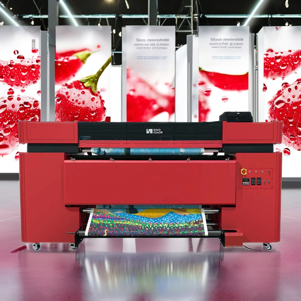 China 16 Years Factory Direct Sale Lifetime Support 150sqm/h 1.8m 3.2m Wide Format Inkjet Full Sublimation Direct Flag Printer