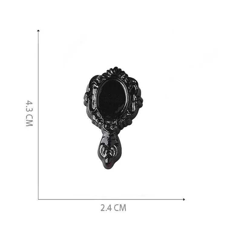 lovely lady high heeled shoes comb mirror flatback resin cabochon mobile phone case decoration