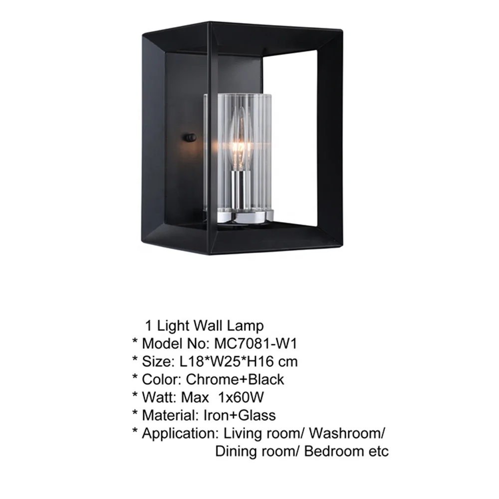 Hotel House Project Modern Vanity Light Brown Sconce Lighting Farmhouse Wall Lamp for Bathroom mirror