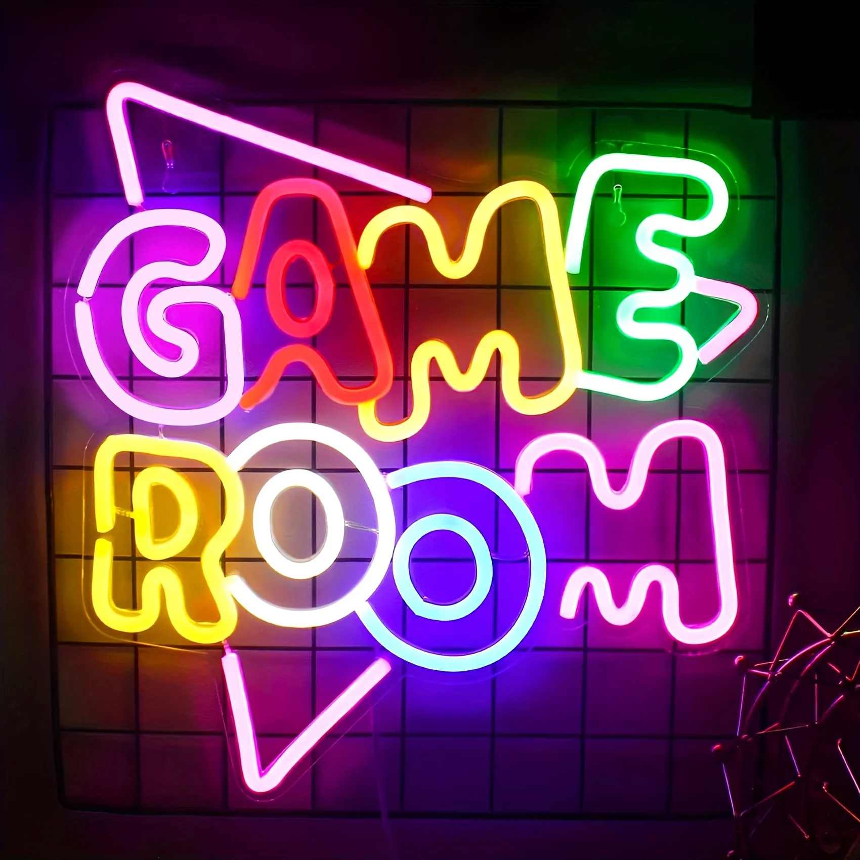 1 pc Game Room Neon Signs,Gamer Neon Signs for Game Room Decor Teen Boys Room Decor Wall Decor,Usb Powered Gamer Gifts