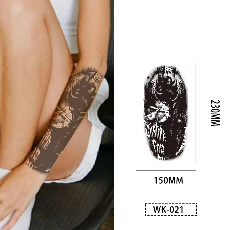 Wholesale Custom Fashion Body Art Temporary Tattoo Stickers Waterproof for Adults Men and Women