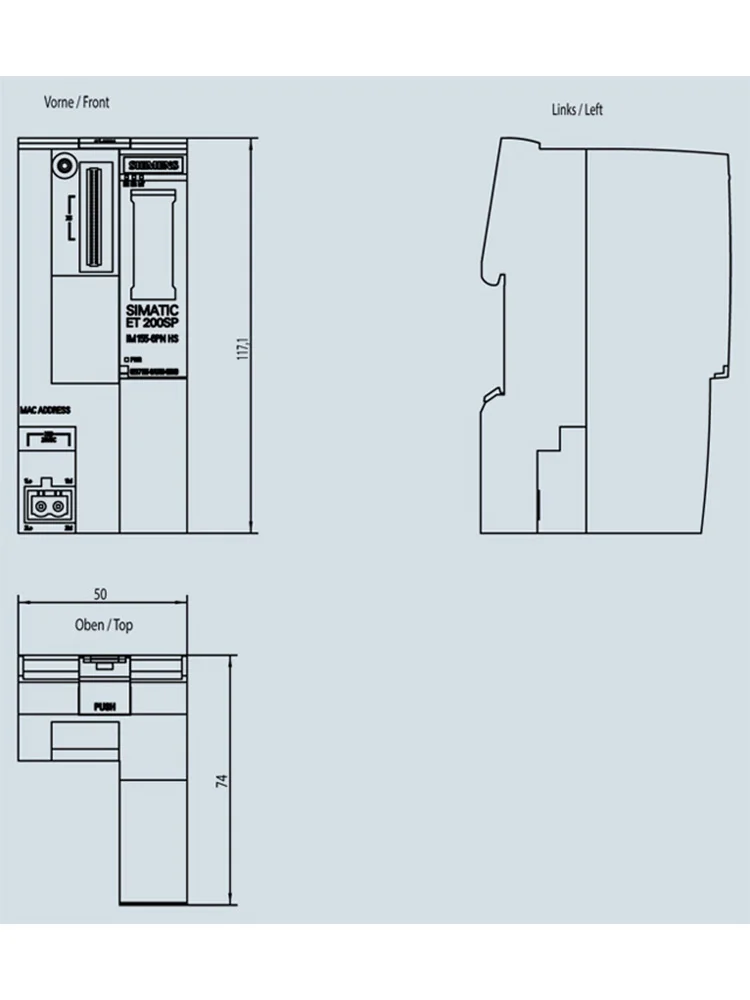 6ES7155-6AU00-0DN0 siemens module ET 200SP  PROFINET interface module IM155-6PN High Speed max