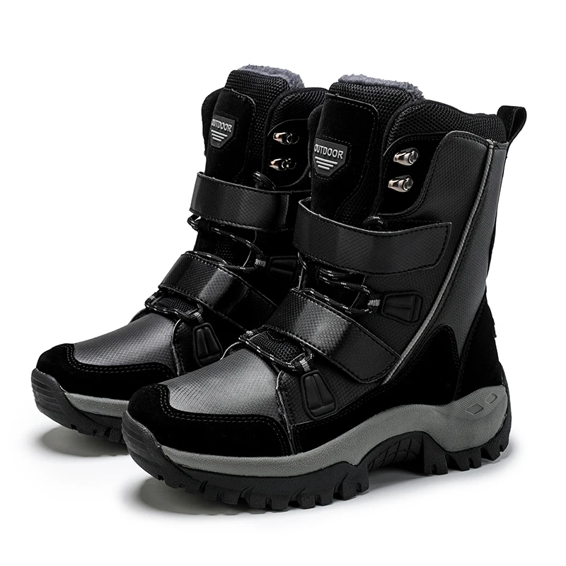 Hot sale winter outdoor warm boots shoes non-slip fur women snow boots