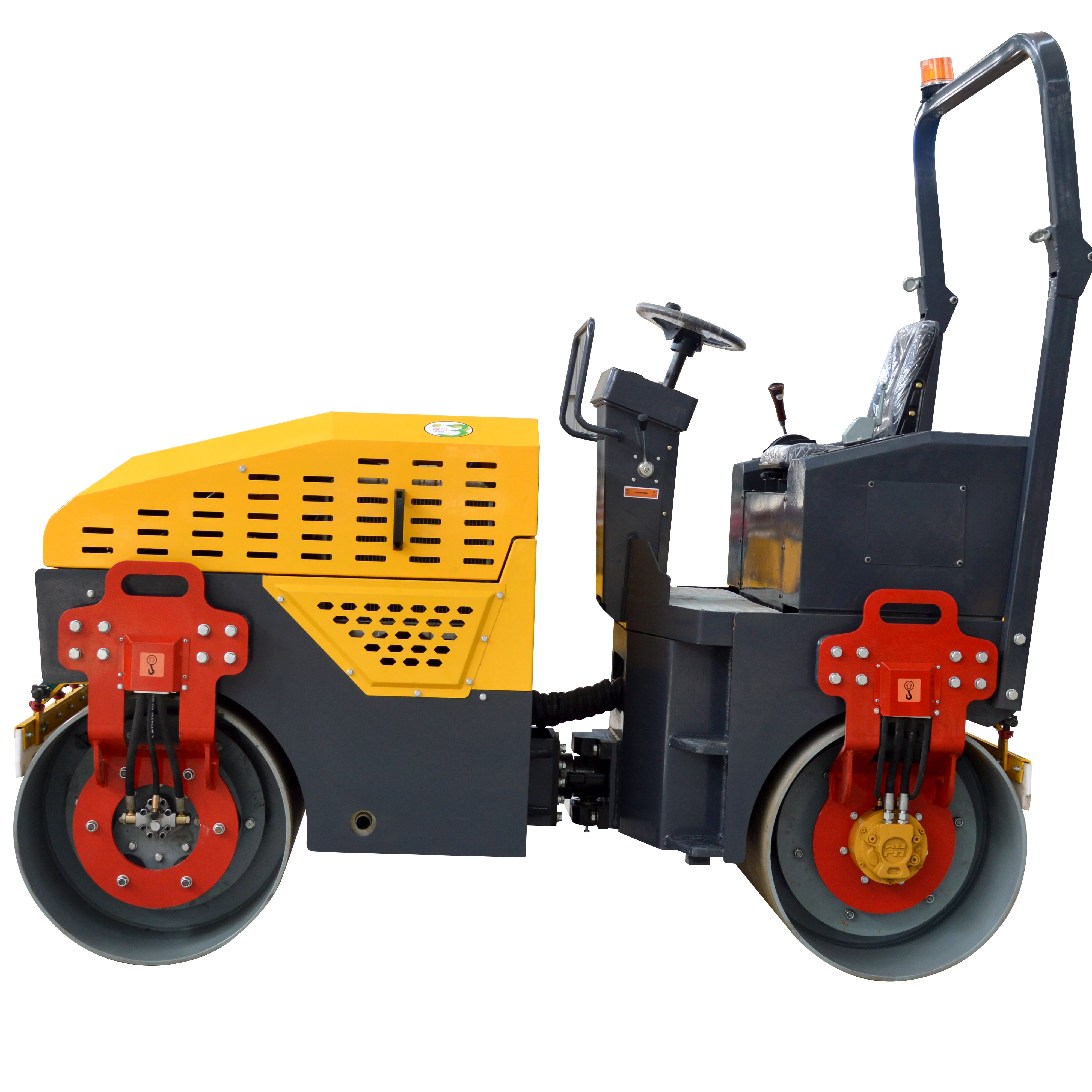 Двойной гидравлический барабан Вибрационный каток мини-дорожный и запчасти для продажи