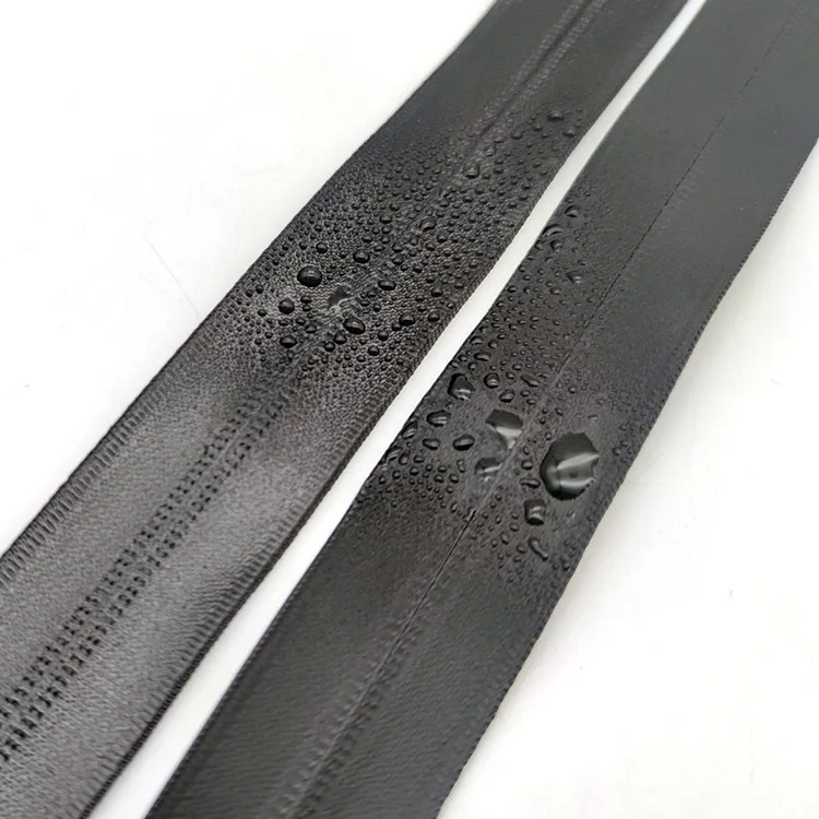 YYX Heavy Duty Plastic Nylon Waterproof Zipper Roll Long Chain TPU Waterproof Zipper