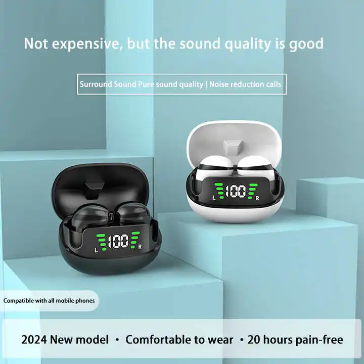 High Quality New Noise Blue Tooth Open Ear Earbuds Surround Stereo Hifi Audio Cancelling Ows Earphone Sleeps Earbuds